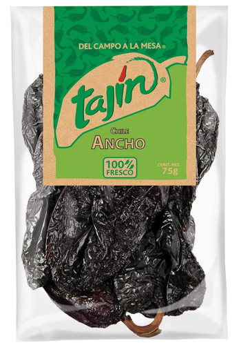 Ancho chillies 75g dried - 75g,