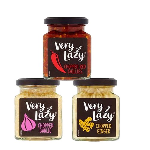 Very lazy chopped garlic - very,
