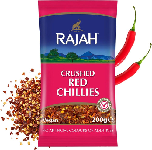 Rajah crushed red chillies - rajah,